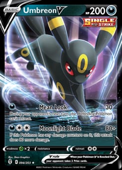 Evolving Skies Umbreon V #94 card