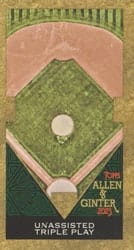 2023 Topps Allen & Ginter Mini Rarest of the Diamond Unassisted Triple Play #MROD-2 card