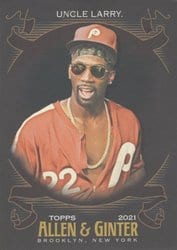 2021 Topps Allen & Ginter X Base Set Uncle Larry #207 card