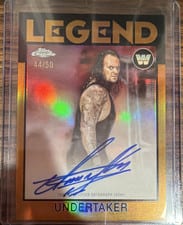 Undertaker 2026 Topps Chrome WWE 1986 Topps Autographs card