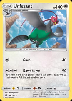 Unified Minds Unfezant #176 card