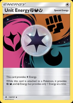 Forbidden Light Unit Energy FightingDarknessFairy #118 card