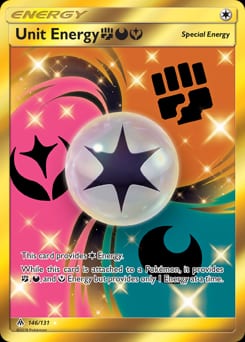 2018 Forbidden Light Unit Energy FightingDarknessFairy #146 card