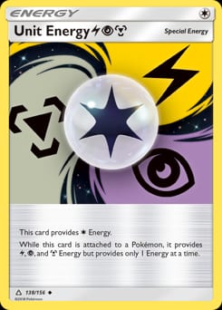 Ultra Prism Unit Energy LightningPsychicMetal #138 card