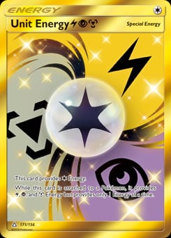 Ultra Prism Unit Energy LightningPsychicMetal #171 card