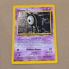 Neo Discovery Unown [A] #33 card