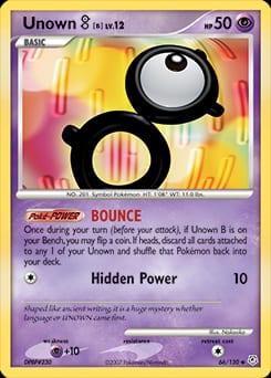 Diamond & Pearl Unown [B] #66 card