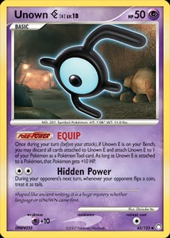 Mysterious Treasures Unown [E] #65 card