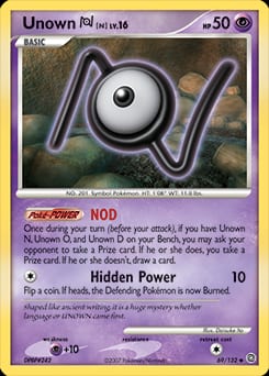Secret Wonders Unown [N] #69 card