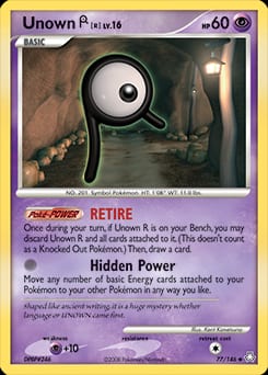 Legends Awakened Unown [R] #77 card