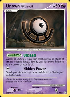 Legends Awakened Unown [U] #78 card