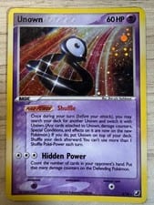 2005 Unseen Forces Unown #B card