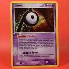 2005 Unseen Forces Unown #P card