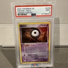 2005 Unseen Forces Unown #S card