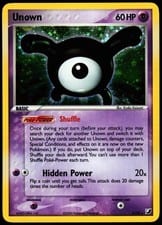 2005 Unseen Forces Unown #X card