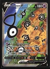 2022 Silver Tempest Unown V #177 card