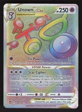 2022 Silver Tempest Unown VSTAR #199 card