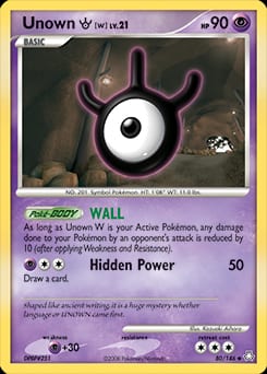 Legends Awakened Unown [W] #80 card