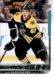 2018-19 Upper Deck Base Set Urho Vaakanainen #468 card