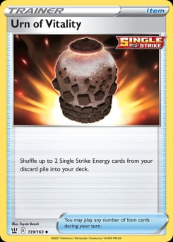 Battle Styles Urn of Vitality #139 card