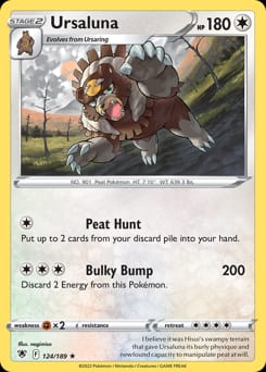 Astral Radiance Ursaluna #124 card