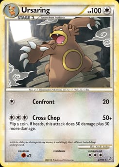 HS—Unleashed Ursaring #27 card