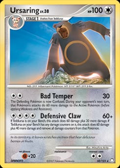 Mysterious Treasures Ursaring #38 card