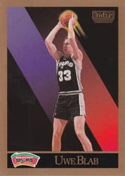 1990-91 SkyBox Base Set Uwe Blab #253 card
