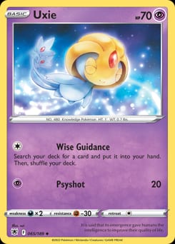 Astral Radiance Uxie #65 card