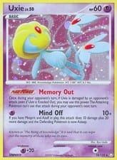 Mysterious Treasures Uxie #18 card