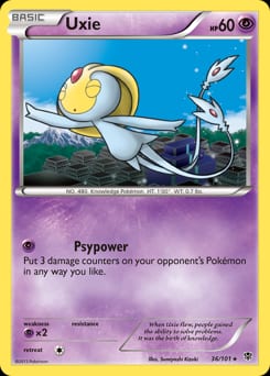 Plasma Blast Uxie #36 card