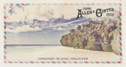 2025 Topps Allen & Ginter Beachin' It (Minis) Vaadhoo Island #BI-4 card