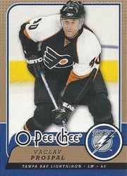 2008-09 O-Pee-Chee Base Set Vaclav Prospal #457 card