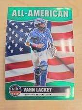 2026 Panini Stars & Stripes Prizm All-American (Collegiate) Vahn Lackey #10 card
