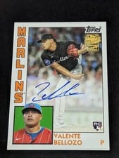 2025 Topps Archives Fan Favorite Autographs 1984 Valente Bellozo #84FFA-VB card
