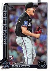 2025 Topps Base Set Valente Bellozo #458 card