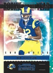 2020 Panini Contenders Rookie of the Year Contenders Van Jefferson #RY-VJE card