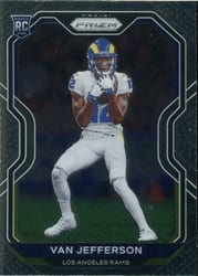 2020 Panini Prizm Base Set Van Jefferson #377 card