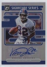 2021 Panini Donruss Optic Signature Series Vance Johnson #SS-VJ card