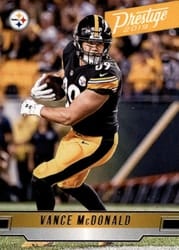 2019 Panini Prestige Base Set Vance McDonald #60 card