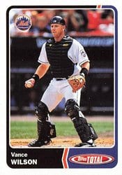 2003 Topps Total Base Set Vance Wilson #34 card