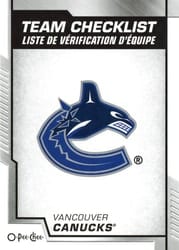 2020-21 O-Pee-Chee Base Set Vancouver Canucks #578 card