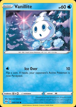 Darkness Ablaze Vanillite #45 card