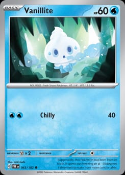 Paradox Rift Vanillite #43 card