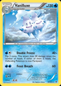 Noble Victories Vanilluxe #29 card