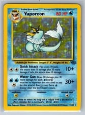 1999 Jungle Vaporeon #12 card