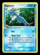 POP Series 3 Vaporeon #6 card