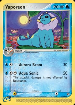 Sandstorm Vaporeon #25 card
