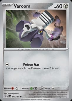 2023 Scarlet & Violet Varoom #140 card