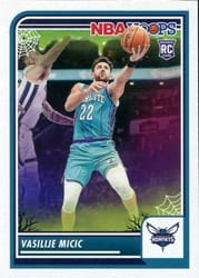 2023-24 Hoops Haunted Hoops Base Set Vasilije Micic #75 card